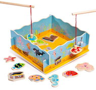 Bigjigs Toys Magnetic Fish Catcher - Motor Skill Toy