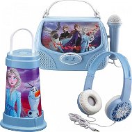 Frozen II Set - fejhallgató, zseblámpa, karaoke box - Fej-/fülhallgató