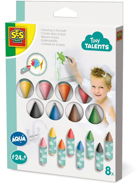 SES Painting in the bath - wax crayons, 8 pcs - Wax Crayons