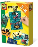 SES Scratch Art - Kratzbilder mit Tieren - Kratzbilder