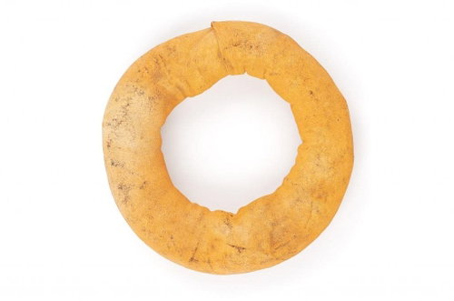 Hunting Dog Rawhide Donut honey M - Dog Treats - Main image