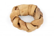 Hunting Dog Rawhide Knitted cowhide donut bacon S - Dog Treats