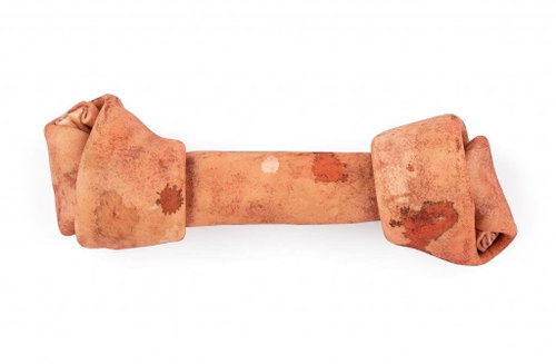 Hunting Dog Rawhide Knot cowhide lamb M - Dog Treats - Main image