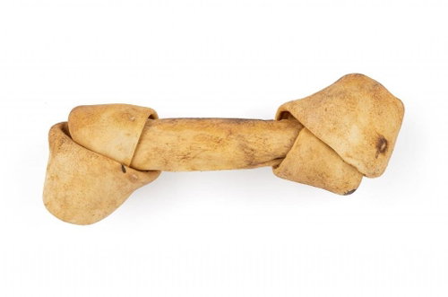 Hunting Dog Rawhide Beef Leather Knot Bacon L - Dog Treats - Main image
