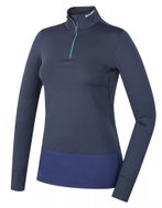 Women's thermal shirt - autumn, winter Active winter long zip blue - Thermal Underwear