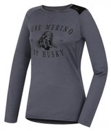Merino Thermal Underwear Women's Long T-shirt Puppy grey - Thermal Underwear