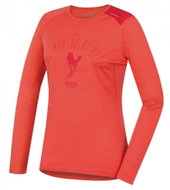 Merino thermal underwear Long T-shirt Sheep peach - Thermal Underwear