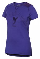 Merino thermal underwear Short T-shirt Sheep grey-purple - Thermal Underwear