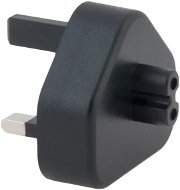 AVACOM Zásuvkový konektor Typ G (UK) pre USB-C nabíjačky, čierny - Cestovný adaptér