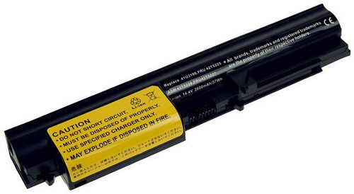 AVACOM for Lenovo ThinkPad R61, T61, R400, T400 Li-Ion, 14.4V, 2600mAh/37Wh - Phone Battery - Main image
