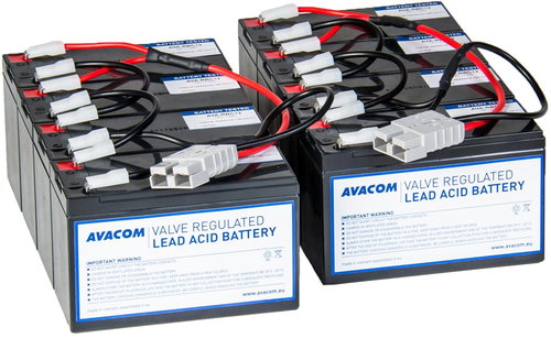 Avacom replacement for RBC12 - UPS battery - UPS Batteries - Main image
