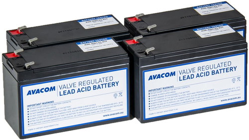 Avacom battery refurbishment kit RBC23 (4pcs batteries) - UPS Batteries - Main image
