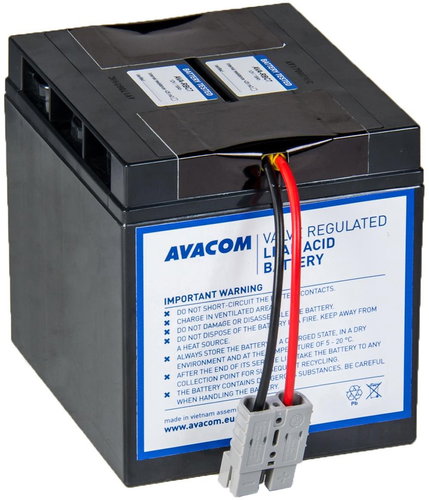 Avacom replacement for RBC7 - UPS battery - UPS Batteries - Main image