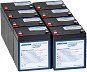 Avacom Replacement for RBC43 - UPS Battery (8pcs) - UPS Batteries