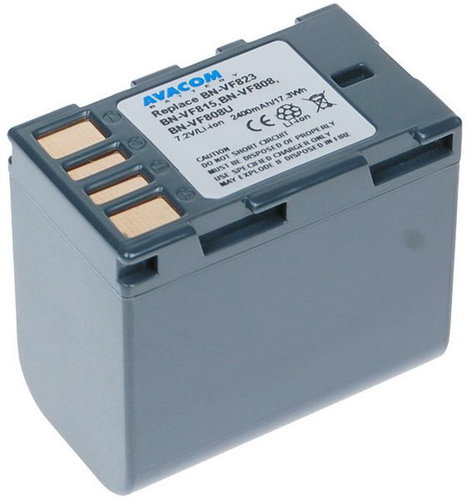 AVCOM for JVC BN-VF808, VF815, VF823 Li-ion 7.2V 2400mAh 17.3Wh - Rechargeable Battery - Main image