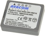 AVACOM for Panasonic CGA-S303, VW-VBE10 Li-ion 7.4V 760mAh - Rechargeable Battery