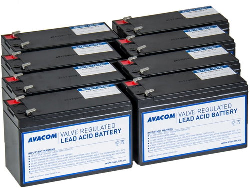 Avacom RBC26 - battery refurbishment kit (8 batteries) - UPS Batteries - Main image