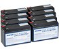 AVACOM RBC27 - battery refurbishment kit (8 batteries) - UPS Batteries