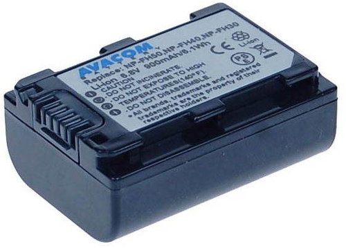 AVACOM for Sony NP-FH30 / FH40 / FH50 Li-ion 6.8V 750 mAh 5.1Wh - Rechargeable Battery - Main image