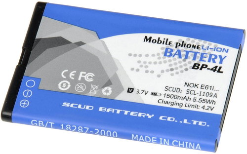  AVACOM for Nokia E52, E90, Li-ion 3.6V 1500mAh (replacement BP-4L)  - Phone Battery - Main image