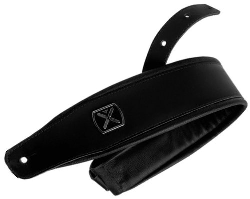 iBOX Genuine Leather Strap with 8cm X TAG Black - Guitar Strap - Main image
