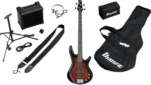 Ibanez IJSR190 Walnut Sunburst E-Bass Set - Bassgitarre - Hauptbild