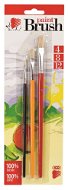 ICO size 4, 8, 12, coloured - set of 3 - Brush