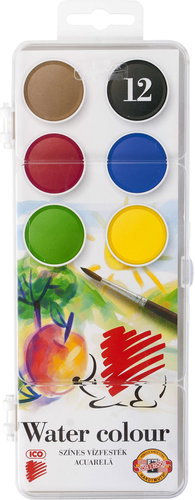 ICO Ježek 30 mm, 12 barev - Vodovky - Main image