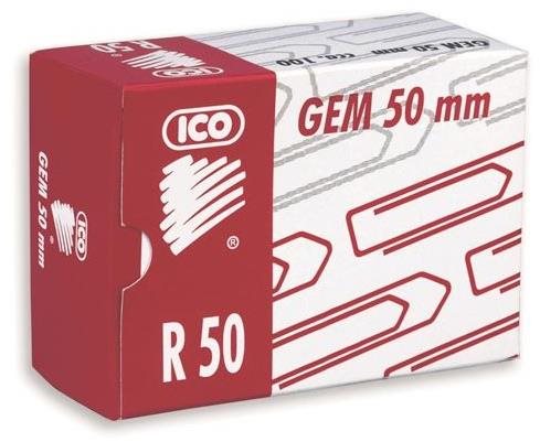 ICO, měděné, 50 mm, 100 ks - Paper Clips - Main image