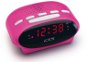 ICES ICR-210 Pink - Radio Alarm Clock