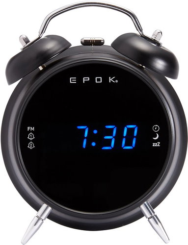 Bigben RR90EPOKN, Black - Radio Alarm Clock - Main image