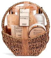 IDC Institute Bath Sensation, Gift basket for women, vanilla and coconut 6 in 1 - Cosmetic Gift Set