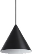 Ideal Lux A-Line SP1 Pendant Light 1× E27 60W without Bulb 30cm IP20, Black - LED Light