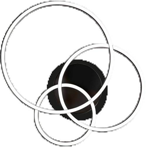 Ideal Lux Frame PL Surface-Mounted LED Light 41W 5250lm 56cm Round IP20, Black Main image Ideal Lux Frame PL Surface-Mounted LED Light 41W 5250lm 56cm Round IP20, Black - Ceiling Light - Main image