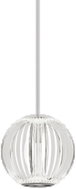 Ideal Lux Diamond SP1 Pendant Light, LED 5.5W, 470lm, 3000K, IP20, Clear - LED Light