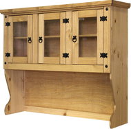 IDEA Nástavec příborníku 3 dveře CORONA vosk - Příborník