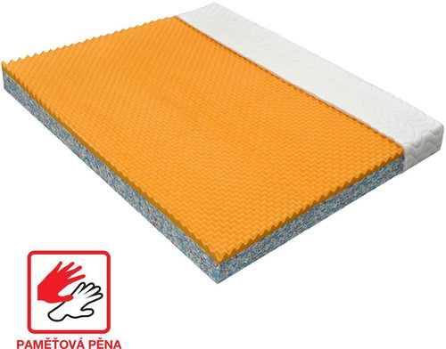 IDEA nábytek Matrace s potahem IDEA VISCO M25, 160 x 200 x 15 cm - Mattress - Main image