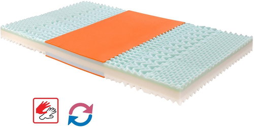 IDEA Furniture Mattress with cover IDEA TRIAN M39, 140 x 200 x 14 cm - Mattress - Main image