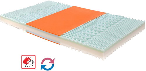 IDEA nábytek Matrace s potahem IDEA TRIAN M60, 160 x 200 x 14 cm - Mattress - Main image