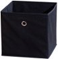 Úložný box IDEA Nábytok WINNY textilný box, čierny - Úložný box