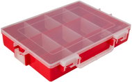 IDEAL BOX Plastic Organiser XL - Red/Transparent - Tool Organiser