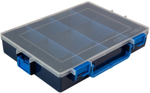 IDEAL BOX Plastic Organiser XL - dark blue/light blue - Tool Organiser - Main image
