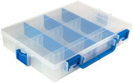 IDEAL BOX Plastic Organiser XL - Transparent/Light Blue - Tool Organiser