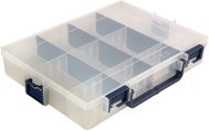 IDEAL BOX Plastic Organiser XL - Transparent/Dark Blue - Tool Organiser