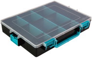 IDEAL BOX Plastic Organiser XL - Black/Turquoise - Tool Organiser