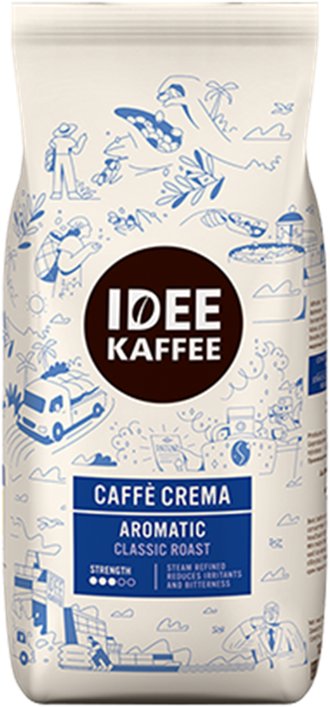 IDEE KAFFEE Cafe Crema Aromatic, szemes, 1000 g