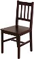 Jedálenská stolička IDEA nábytok Stoličky 869H tmavohnedý lak - Jídelní židle