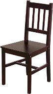 IDEA nábytok Stoličky 869H tmavohnedý lak - Jedálenská stolička