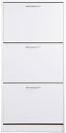 IDEA nábytek Botník LINZ 3 výklopy bílý - Botník