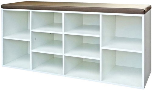 IDEA furniture Shoe rack LA PAZ white - Shoe Rack - Main image